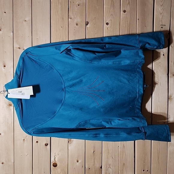 Adidas Stella McCartney Jacket Turquoise Size Large Women's NWT - Picture 8 of 8